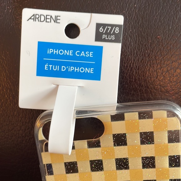 ARDENE iPhone case checkered yellow iPhone 6/7/8 Plus $9 NWT - Picture 6 of 7